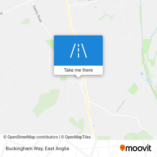 Buckingham Way map