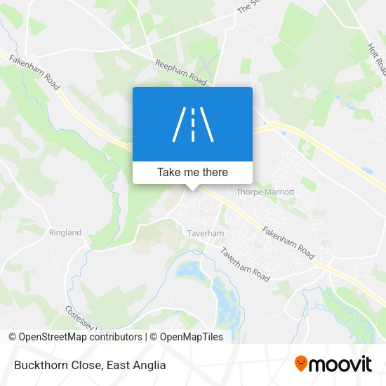 Buckthorn Close map