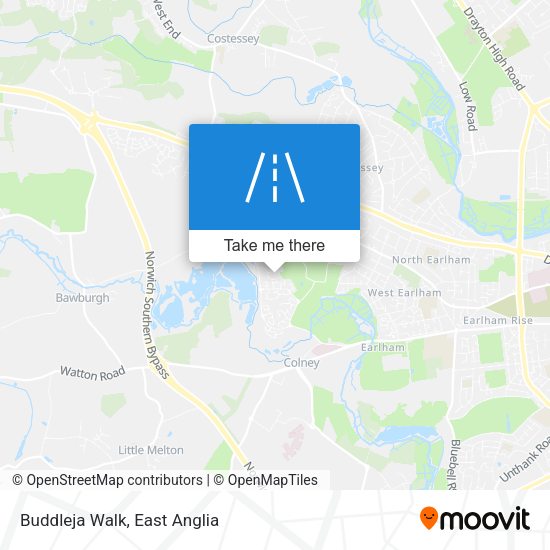 Buddleja Walk map