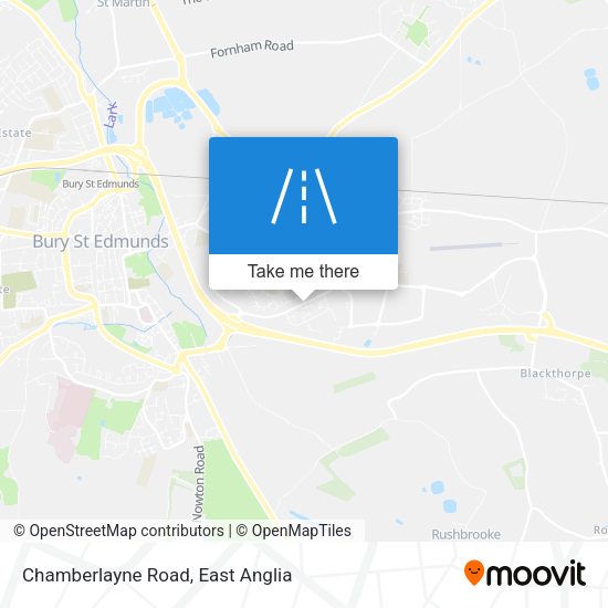 Chamberlayne Road map