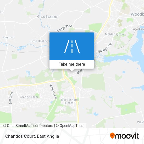 Chandos Court map