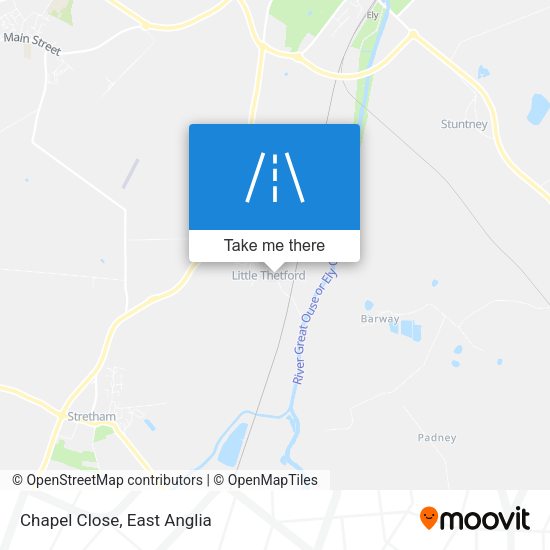 Chapel Close map