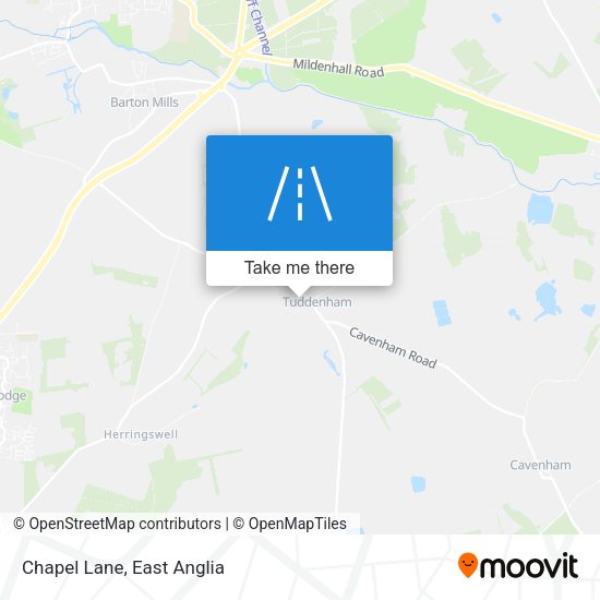 Chapel Lane map