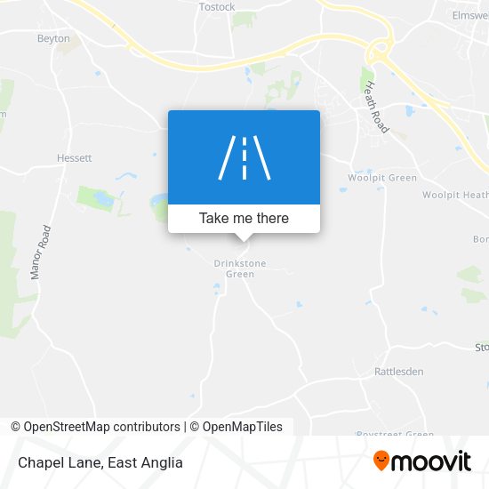 Chapel Lane map