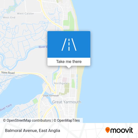 Balmoral Avenue map