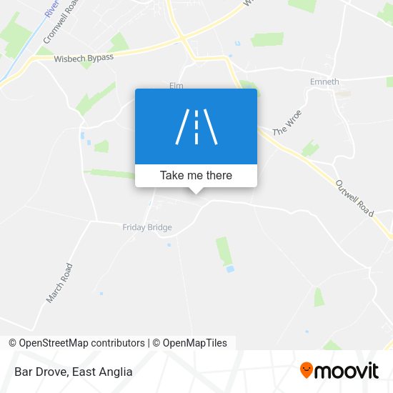 Bar Drove map