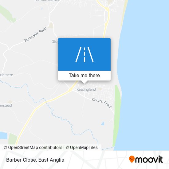 Barber Close map