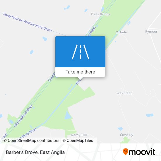 Barber's Drove map