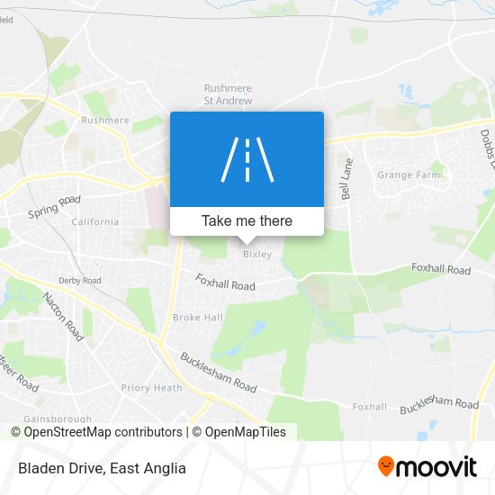 Bladen Drive map