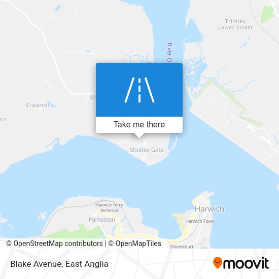 Blake Avenue map
