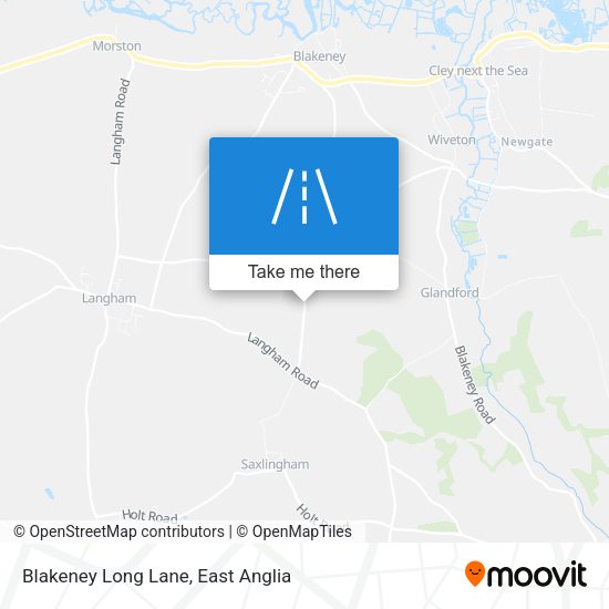 Blakeney Long Lane map