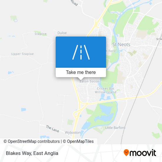 Blakes Way map