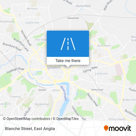 Blanche Street map