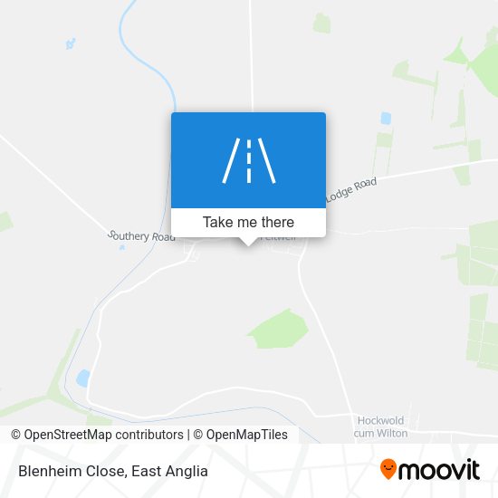 Blenheim Close map
