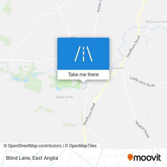 Blind Lane map