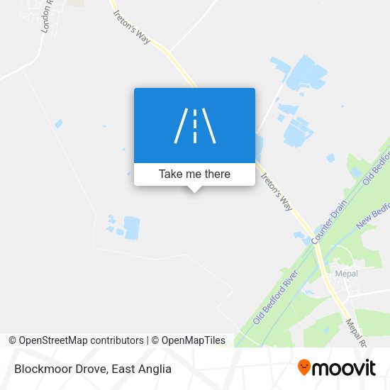 Blockmoor Drove map