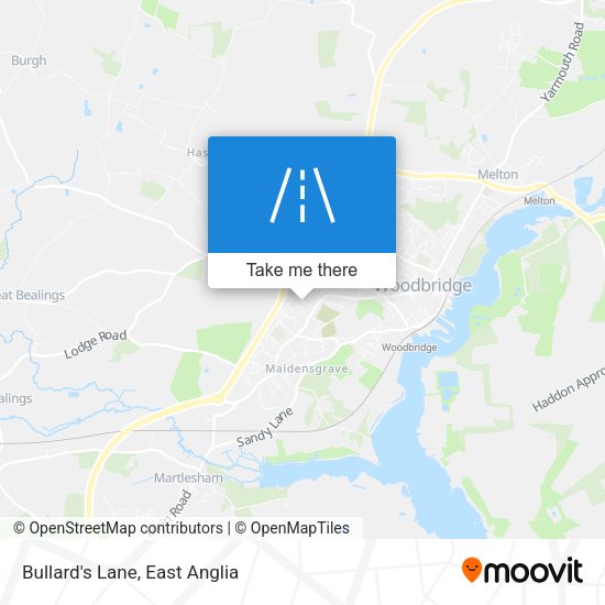 Bullard's Lane map