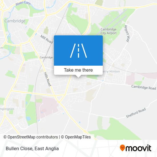 Bullen Close map