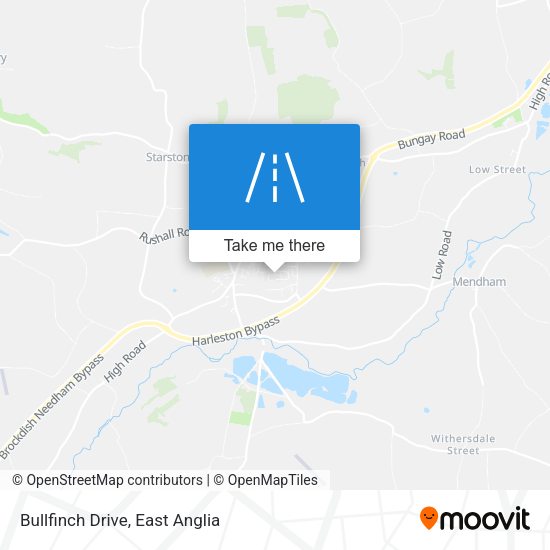 Bullfinch Drive map