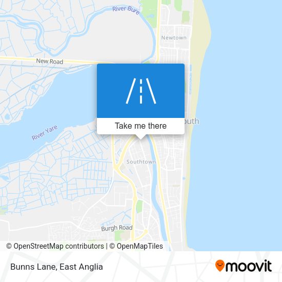 Bunns Lane map