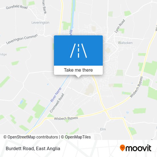Burdett Road map