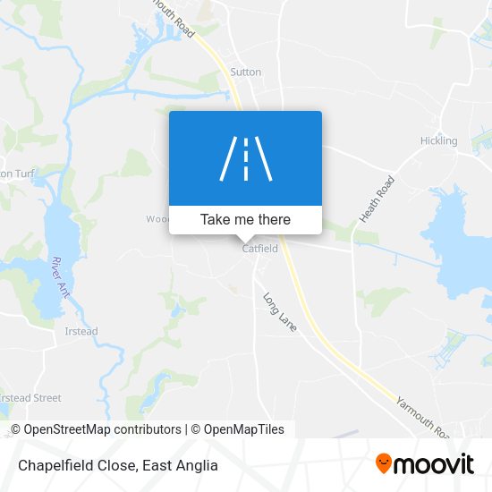 Chapelfield Close map