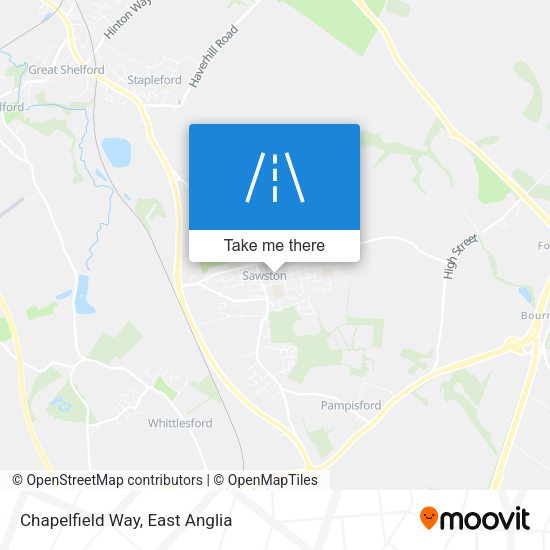 Chapelfield Way map
