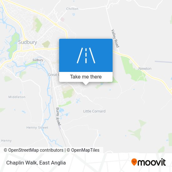 Chaplin Walk map