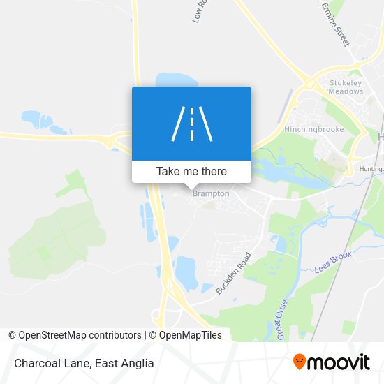 Charcoal Lane map