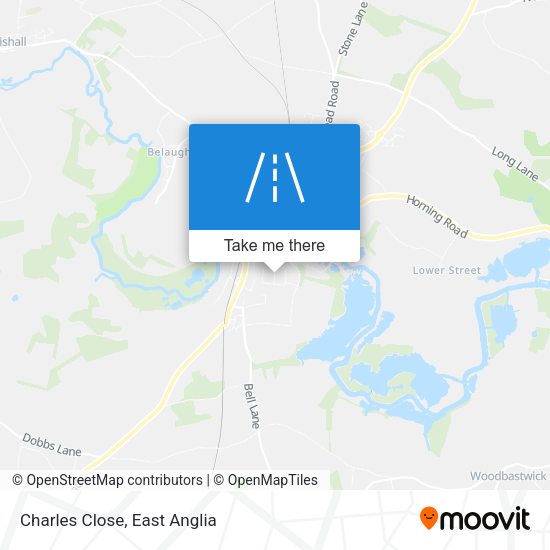 Charles Close map