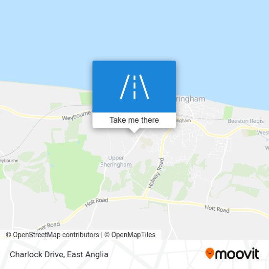 Charlock Drive map