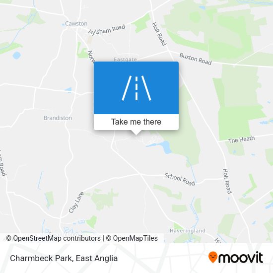 Charmbeck Park map