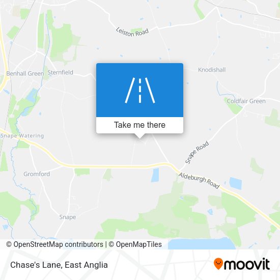Chase's Lane map