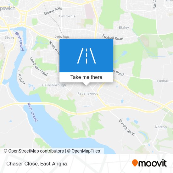 Chaser Close map