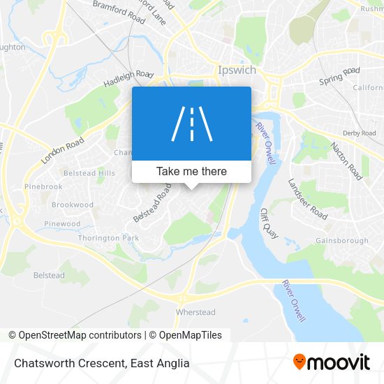 Chatsworth Crescent map