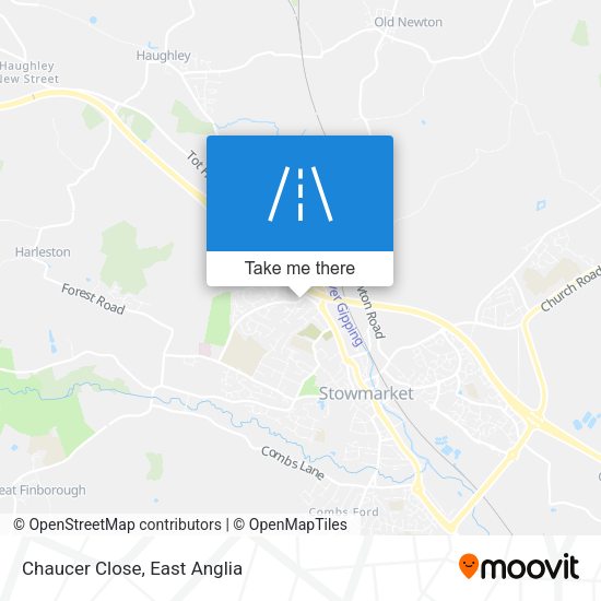 Chaucer Close map