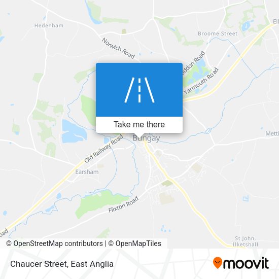 Chaucer Street map