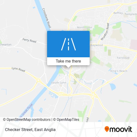 Checker Street map