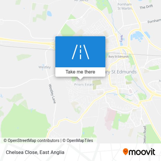 Chelsea Close map