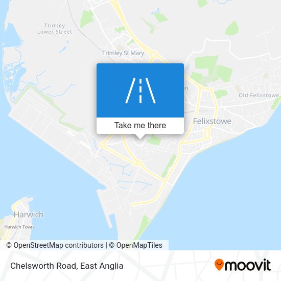 Chelsworth Road map