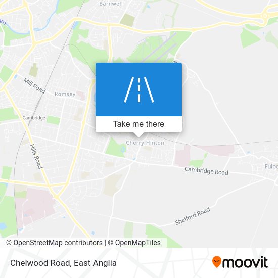 Chelwood Road map