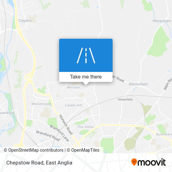 Chepstow Road map