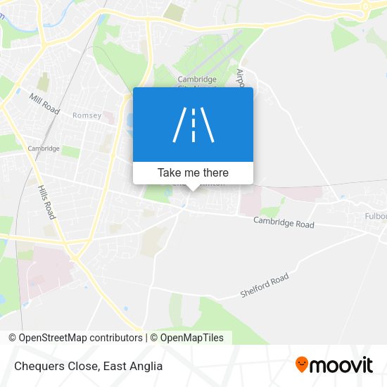Chequers Close map