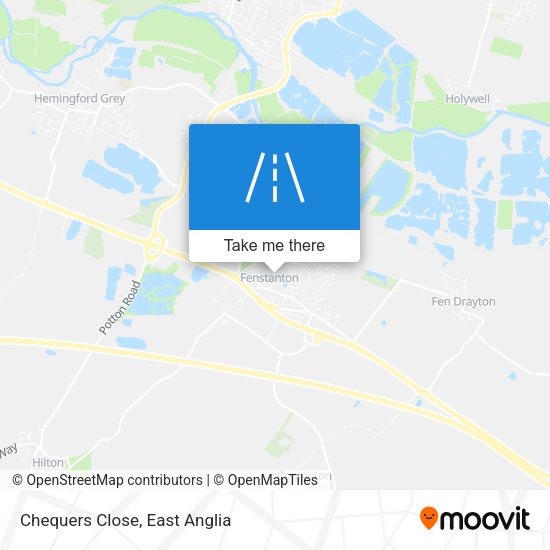 Chequers Close map