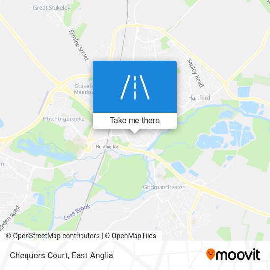 Chequers Court map