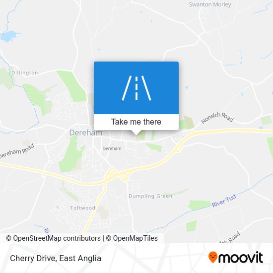 Cherry Drive map