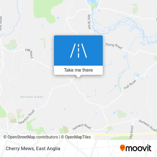 Cherry Mews map