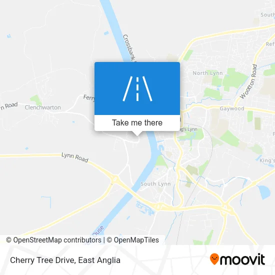 Cherry Tree Drive map