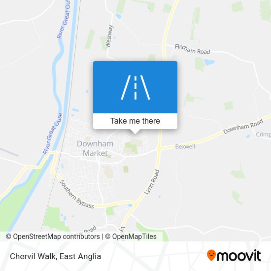 Chervil Walk map