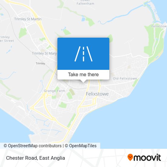 Chester Road map